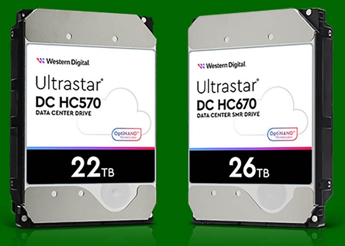 Western Digital анонсувала 26-терабайтний вінчестер
