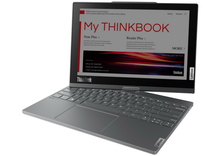 Lenovo ThinkBook Plus Twist пропонує подвійний дисплей