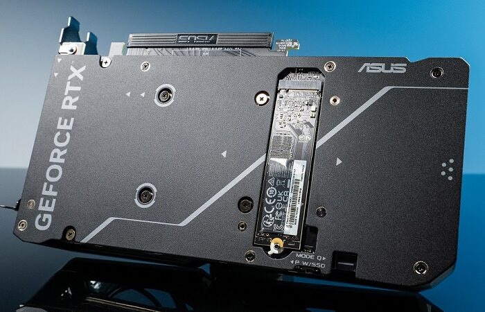 ASUS анонсувала відеоадаптер зі слотом M.2 для SSD NVMe
