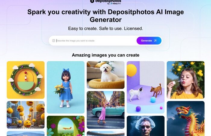 Depositphotos запустив ШІ-генератор зображень, комерційно безпечних для бізнесу