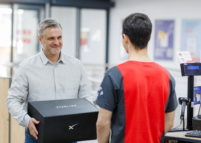 Термінали Starlink тепер можна верифікувати у відділеннях Нової пошти