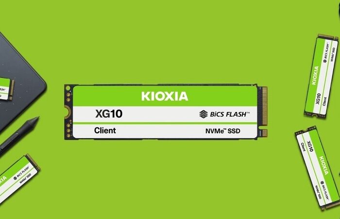 Kioxia представила швидкісні SSD-накопичувачі серії XG10 з підтримкою стандарту PCIe 5.0