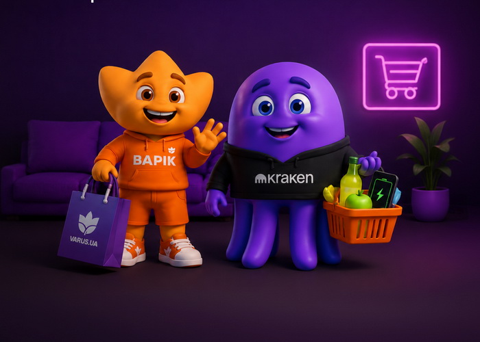 VARUS.UA та криптоплатформа Kraken запустили акцію з винагородами у цифрових активах