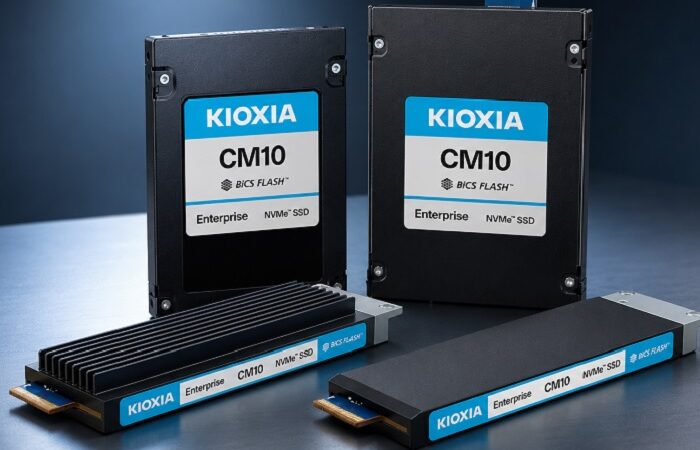 Kioxia представила SSD корпоративного класу з рідинним охолодженням на базі PCIe 6.0